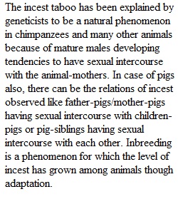 Forum 9. Sex, Marriage and Family (Genetics and the incest taboo)